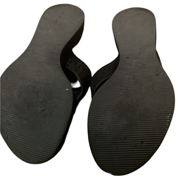 Dior Black Designer Logo Canvas Flip Flop Sandals - Picture 9 of 9